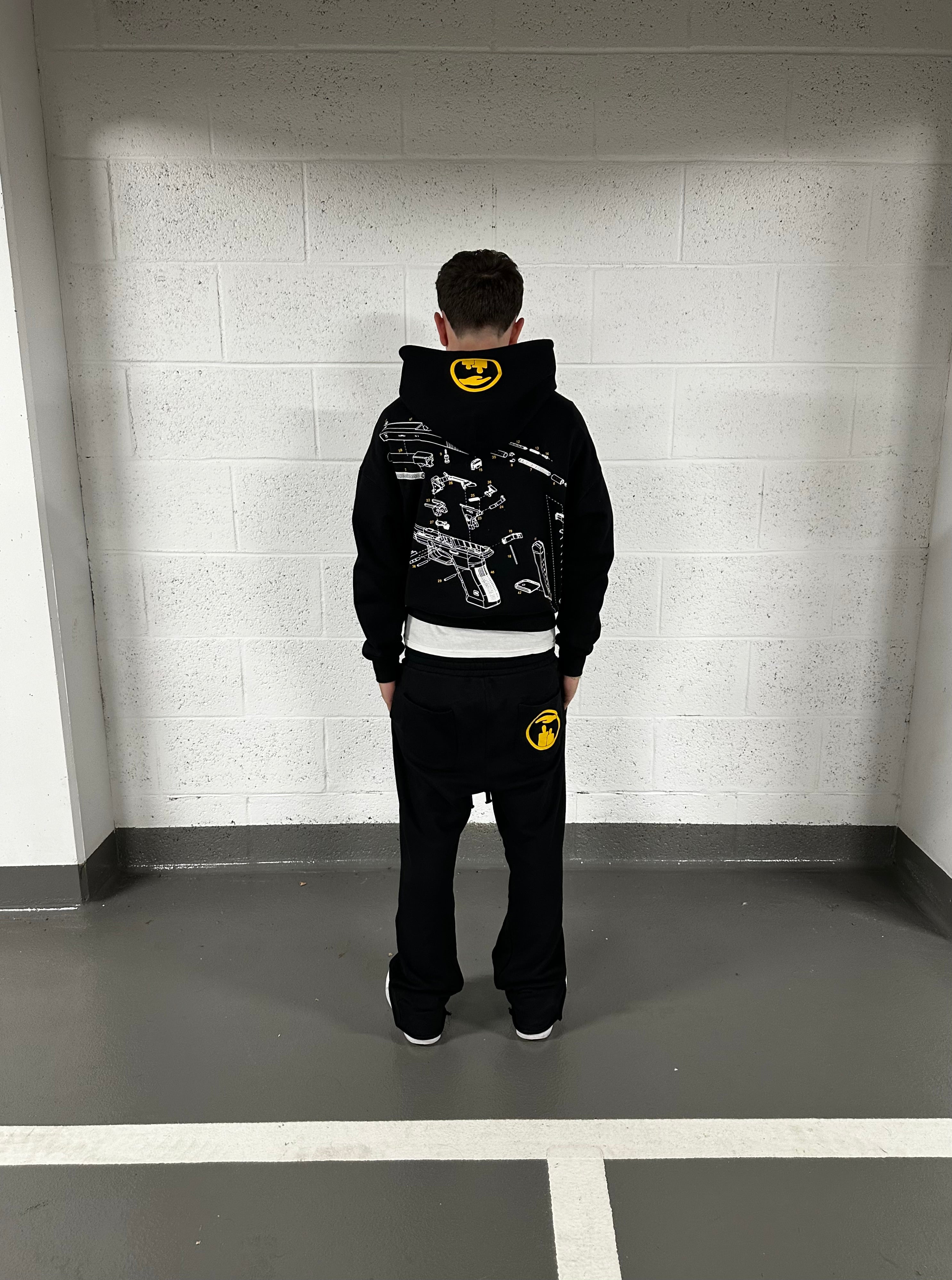 Prop Gun Tracksuit (Black)